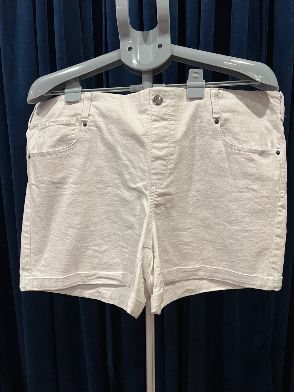 Time & Tru 2 pair Black & White Shorts